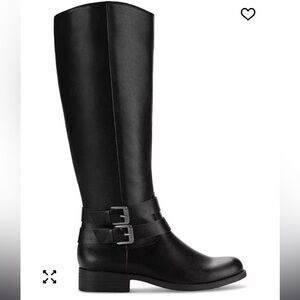 Style & Co. Black Maliaa 2 Buckle Riding Boots - NEW size 10M Wide Calf